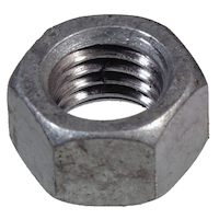 Écrous à tête hexagonale galvanisés à chaud Hillman, pour usage général, choix de tailles Overhead_Plunge