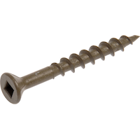 Hillman #10 Brown Deck Screws, 3-1/2-in, 50-pk Front_Angled_Left