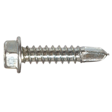 Hillman Hex Washer Head Self Drilling Screw, No Pre Drilling, Assorted Sizes, Zinc Side_Left