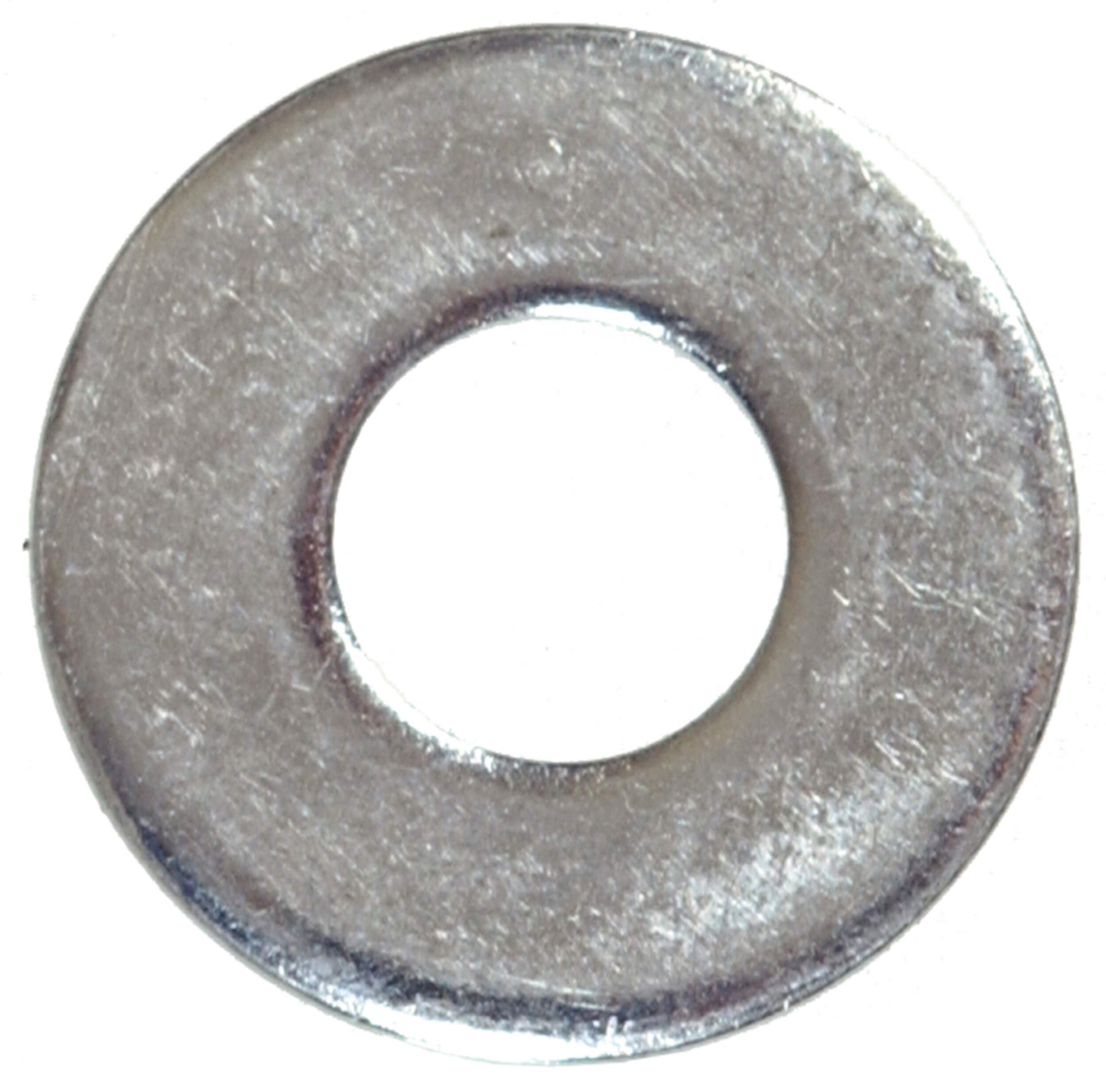 Hillman Flat Washer, For Decks and Fence, Zinc-Finish, 1/4-in, 50-pk Overhead_Flat