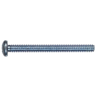 Hillman Pan Head Square Drive Sheet Metal Screws, Tapping Screws, Zinc-Finish, 14 x 3/4-in, 2-pk Side_Left