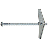 Hillman Toggle Bolt with Spring Wing, For Anchoring, Assorted Sizes