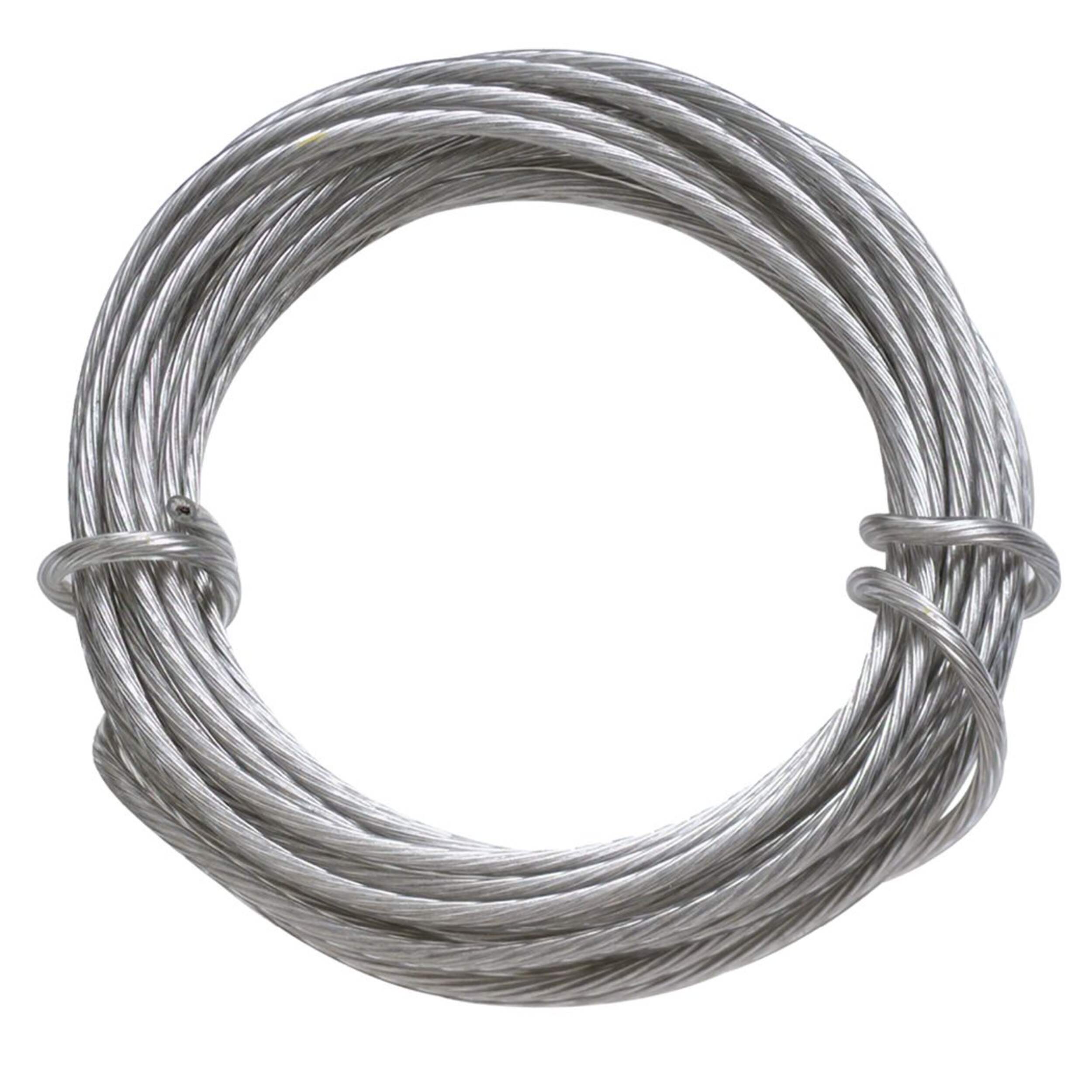 Hillman Framing Wire, So-ft and Flexible Steel, 30-lb Capacity, 9-ft Front_Flat