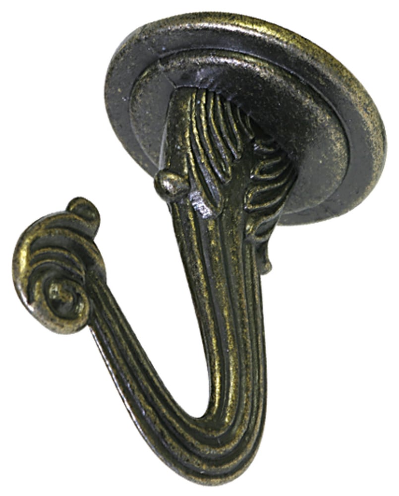 Hillman Antique Swag Hooks, Brass Finish, 2pk Canadian Tire