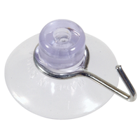 Hillman Medium Clear Suction Cups, Easy to Remove, 1-1/8-in, 5-pk