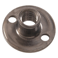 Écrous en T à trous de clou Hillman, acier inoxydable Overhead_Plunge