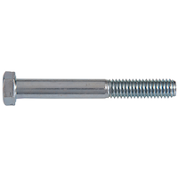 Hillman Hex Bolt, Hexagonal Heads, Machine Threads, PartiAlly Threaded, Zinc-Finish, Assorted Sizes Side_Left