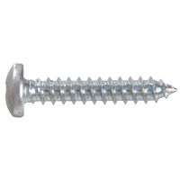 Hillman Pan Head Square Drive Sheet Metal Screws, Tapping Screws, Assorted Sizes Side_Left