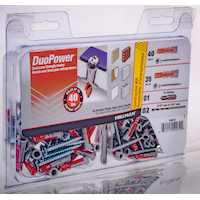 Hillman DuoPower Contractor Strength Anchor Kit, Screw Bit, Drill Bit, 75-pk Front_Angled_Right