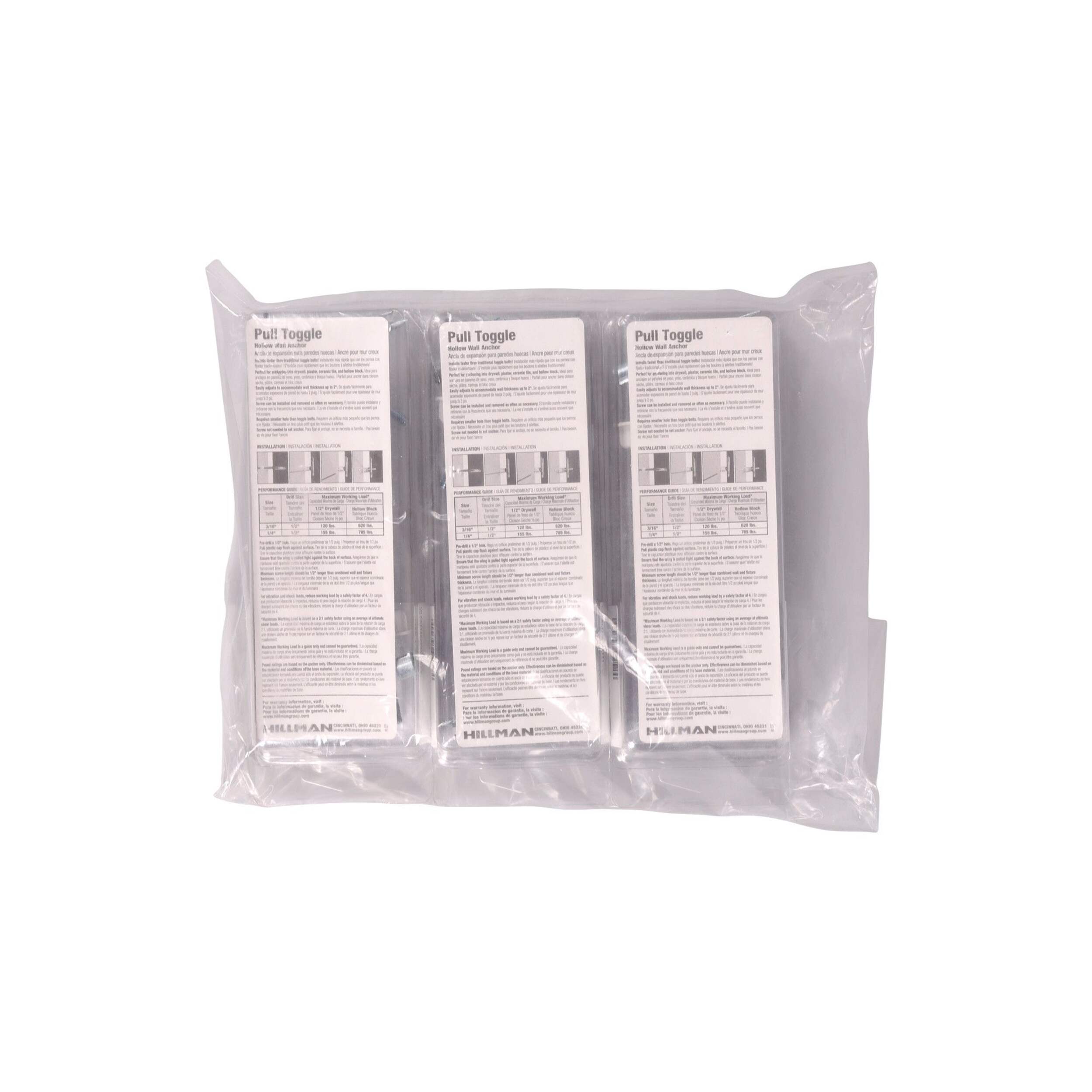 Hillman XLStrap Toggle with Screw, SelfDrilling, 3/16 x 21/2in, 2pk Canadian Tire