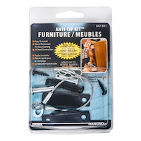 Hangman Anti-Tip Furniture Kit, For Aircraft Steel Cable