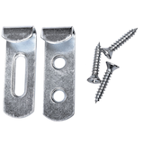 OOK Invisible Mirror Holder, For Frameless Mirrors, Steel Construction, Silver, 4-pk Composite_or_Mixed