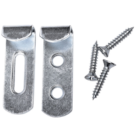 OOK Invisible Mirror Holder, For Frameless Mirrors, Steel Construction, Silver, 4-pk Composite_or_Mixed