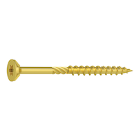 Hillman Power Pro Premium Interior Wood Screws, Bore-Fast Thread, 10 x 3-1/2-in, 25-pk Side_Left