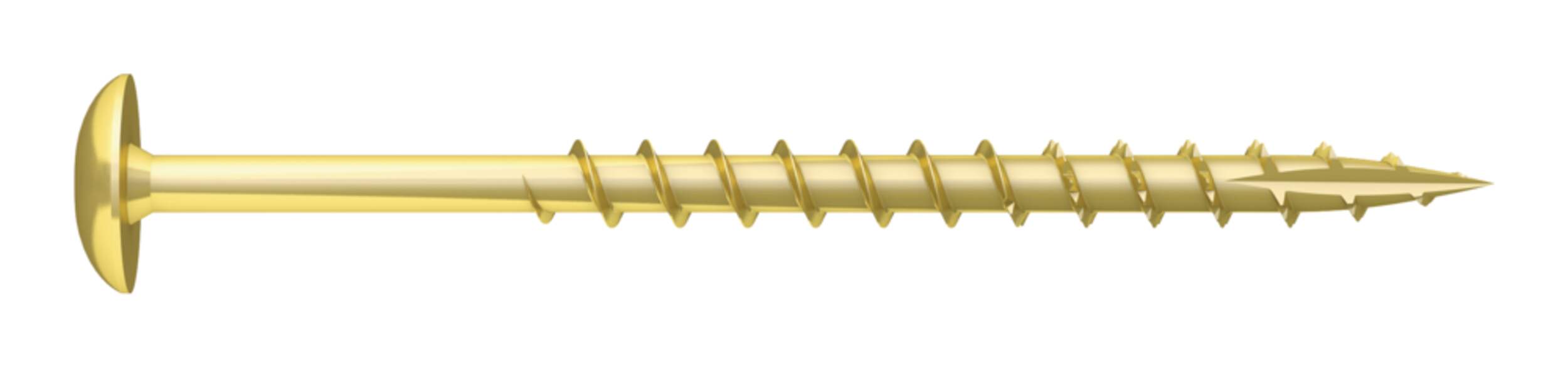 Vis pour armoire Hillman Power Pro, 8 x 1 3/4 po, paq. 50 Side_Left