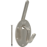 Crochet robuste pour cloison sèche Hillman, capacité de 200 lb Front_Angled_Right