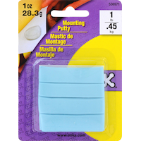 Mastic pour fixation d'affiche Hillman, capacité de 1 lb