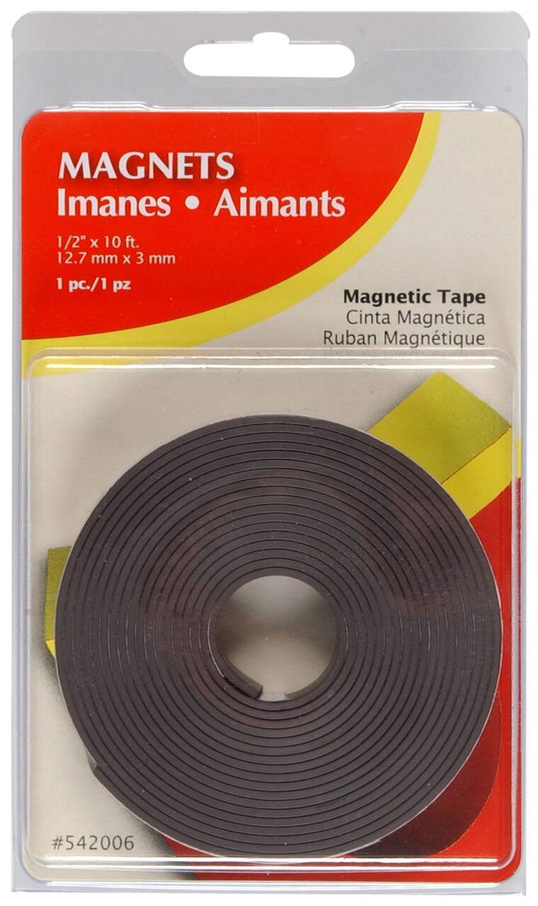 The Magnet Source Flexible Magnetic Strips with Adhesive 1 in. x 10 ft.  PACK OF 2