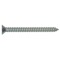 Hillman Flat Head Square Drive Sheet Metal Screws, Assorted Sizes, 14-pc Side_Left