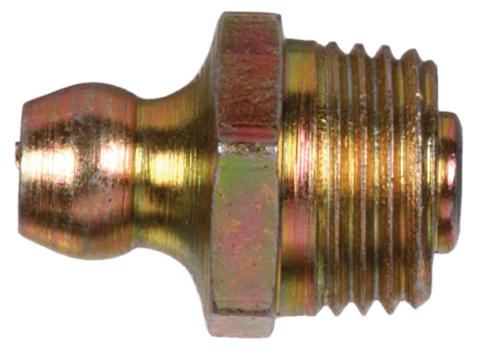 1/4"-28 Straight Grease Zerk Nipple Fittings 10 pieces 