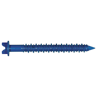 Hillman Hex Head Concrete Screw Anchor, Reversible and Removable, 3/16 x 1-1/4-in, Assorted Pack Sizes Side_Left