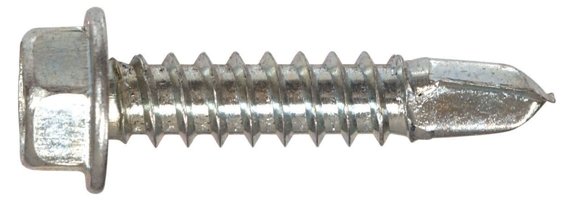 Hillman Hex Washer Head Self Drilling Screws, Tapping Screws, Zinc