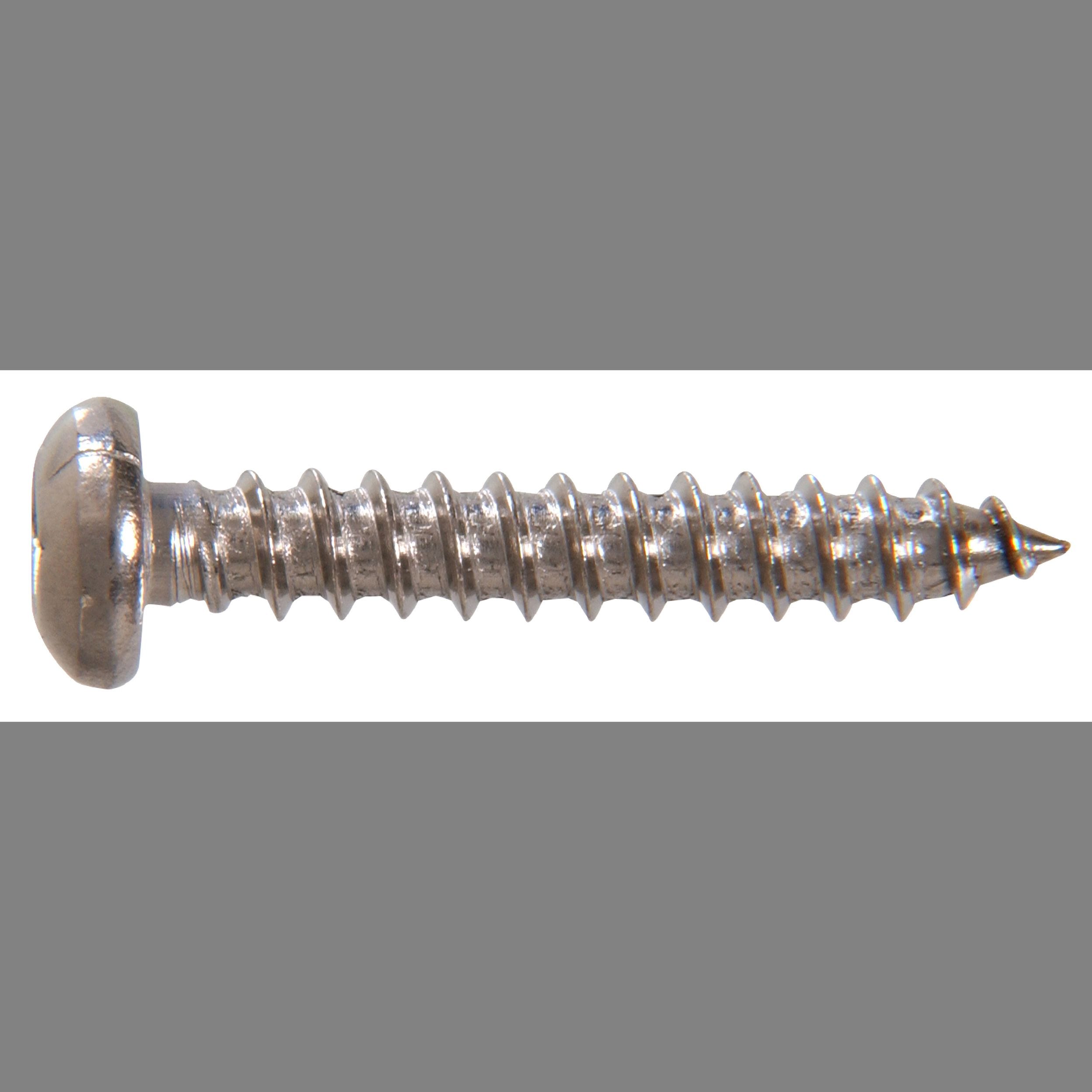 Hillman Stainless Steel Pan Head Square Drive Sheet Metal Screws