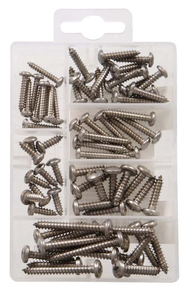 Hillman Stainless Steel Pan Head Sharp Thread Phillips Sheet Metal