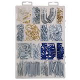 Hillman Organizer House Holder Kit, Assortment of Screws, Nuts and Washers, Large Front_Flat