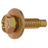 Hillman Body Bolt Gog Point, Threaded Pin, Mated Nut, 1/4-20 x 1-in Front_Angled_Left