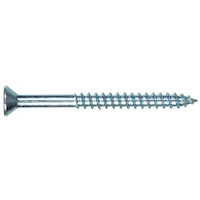 Hillman Flat Head Wood Screws, Square Drive, #5 x 3/4-in, Zinc-Finish, 20-pk Side_Right