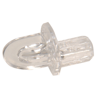 Hillman Shelf Pins, Clear, 2-pk