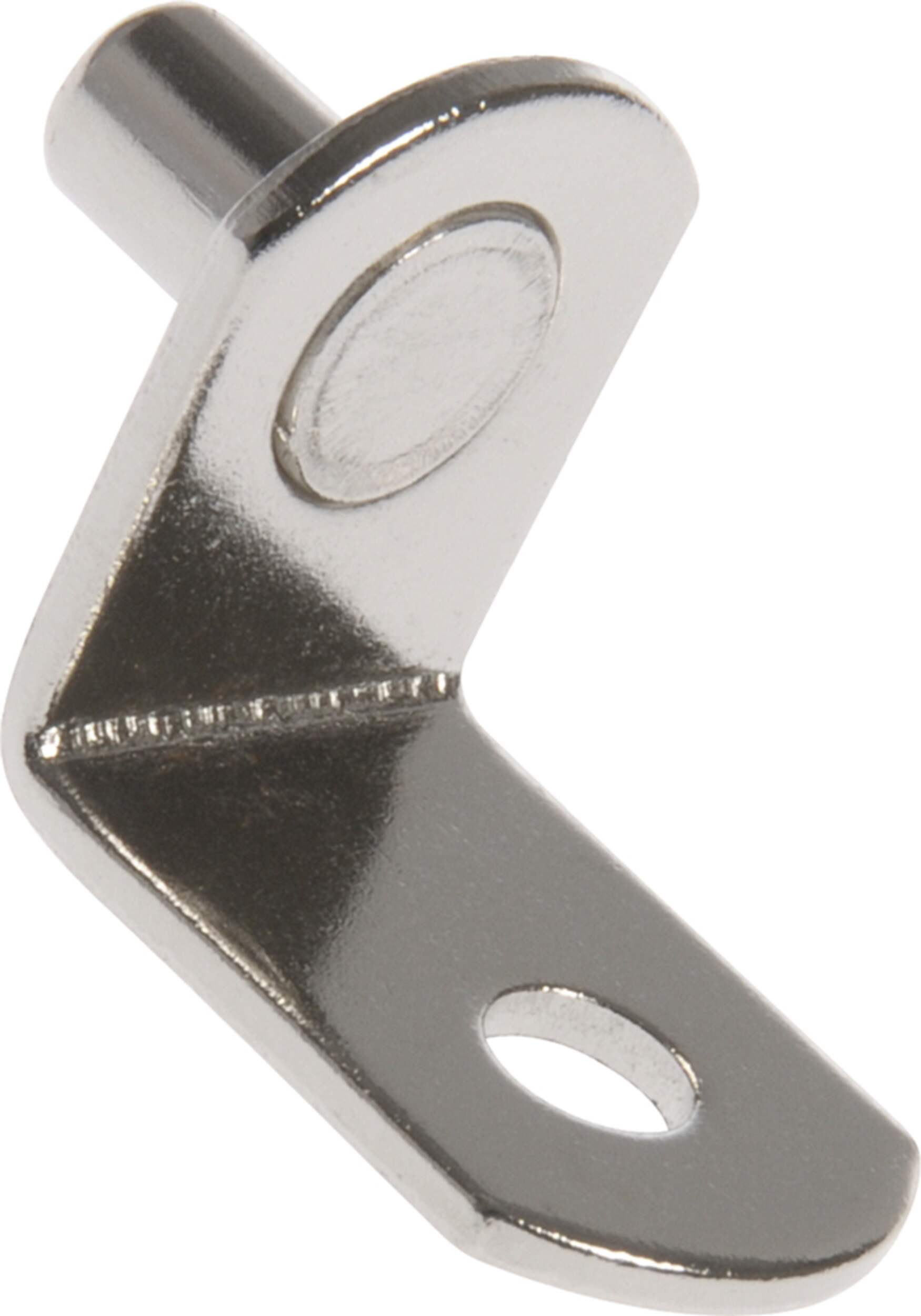 Hillman Shelf Support, For Book Shelves, 0.24-in, Nickel Front_Angled_Right