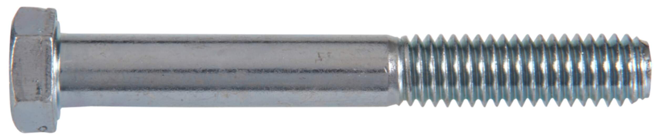 Hillman Hex Bolts, Hexagonal Heads, Machine Threads, Zinc-Plated, Assorted Sizes Side_Right