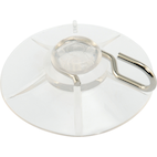 Hillman Large Clear Suction Cup Hooks, Easy to Remove, 3-pc