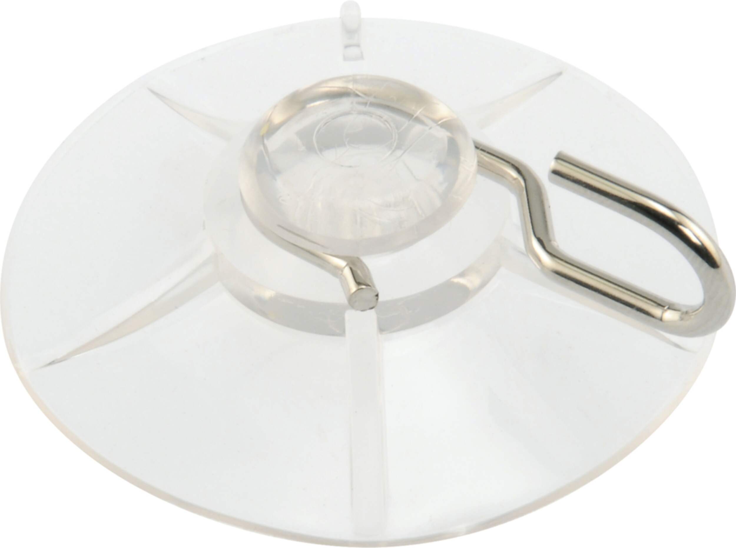 Hillman Large Clear Suction Cup Hooks, Easy to Remove, 3-pc Front_Elevated