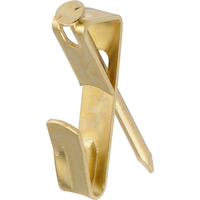 Crochets à cadre classiques plaqués laiton Hillman Front_Angled_Left