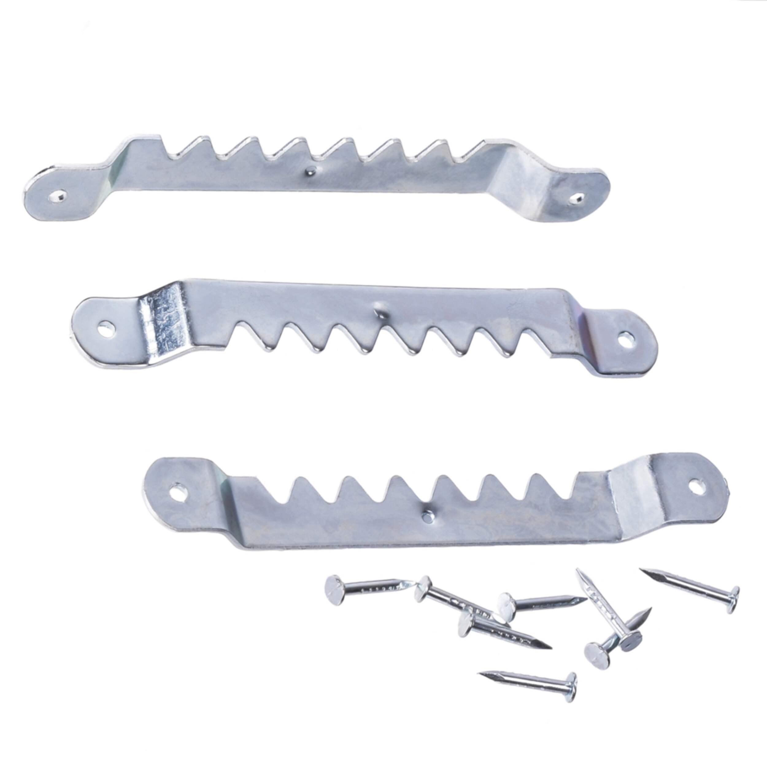 Crochets en dents de scie OOK, grand, paq. 3 Front_Elevated