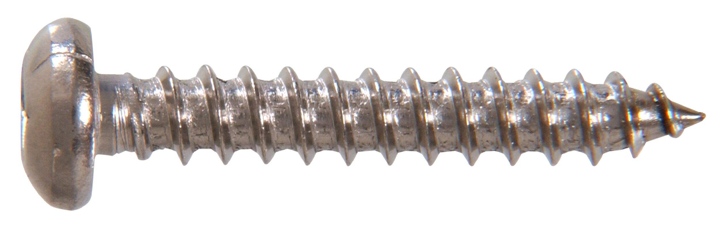 Vis à tôle à tête cylindrique et prise carrée Hillman, inox Side_Right