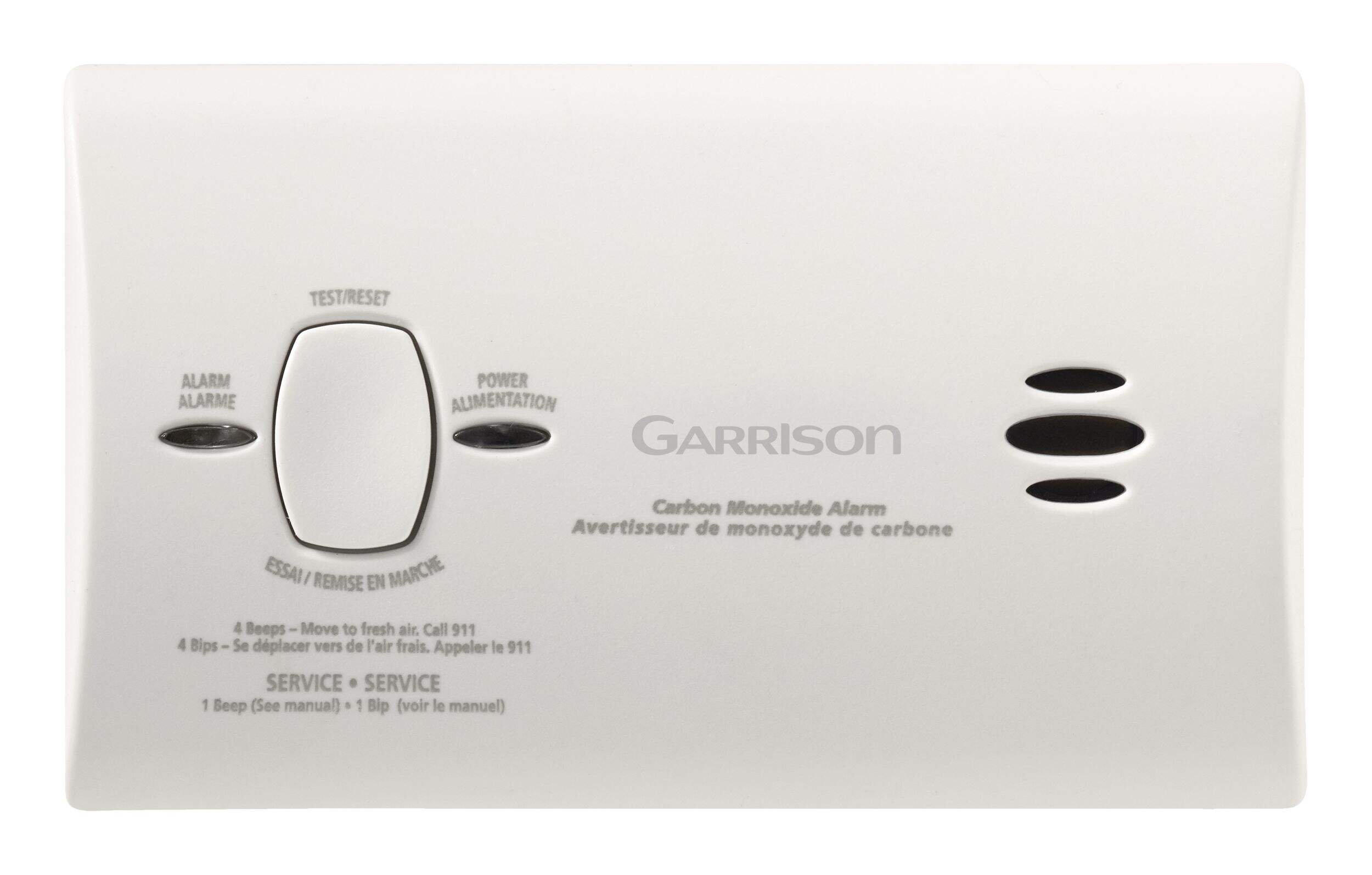 Garrison Portable Carbon Monoxide (CO) Alarm, Batteries Included