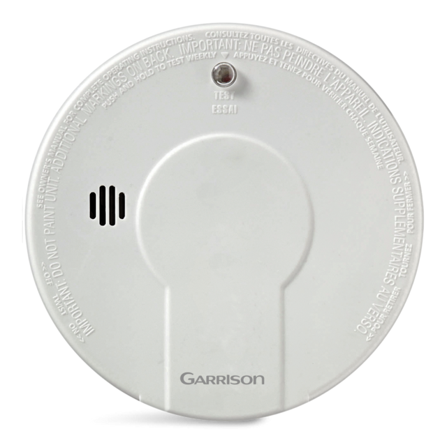Garrison Smoke Alarm With Hush Button, Batteries Included Canadian Tire