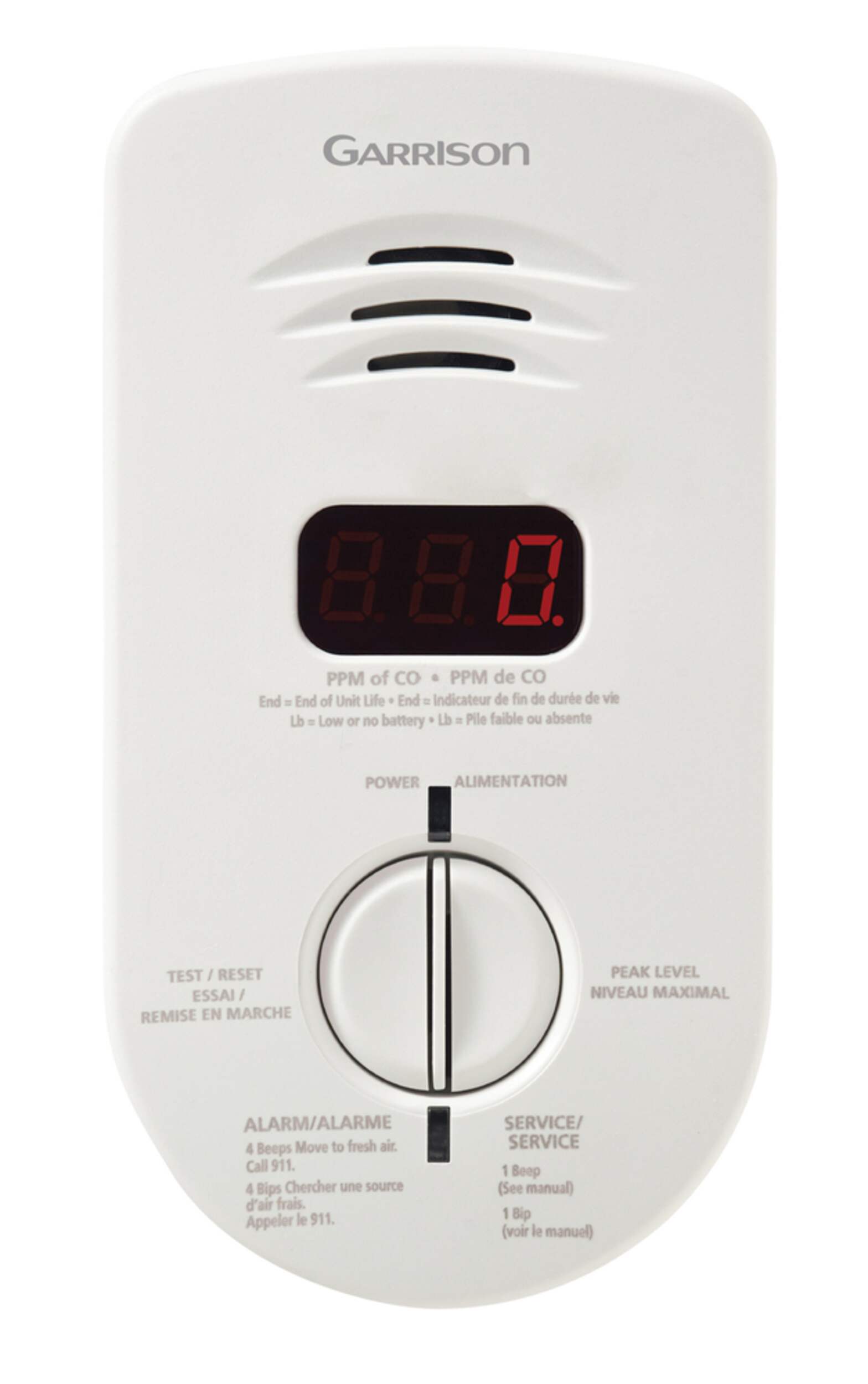 Garrison Carbon Monoxide Alarm with Digital Display Canadian Tire