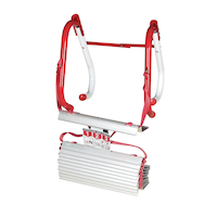 Kidde Escape 2-Storey Fire Escape Ladder, Anti-Slip Rungs, 13-ft Front_Three_Fourths_Angled_Left