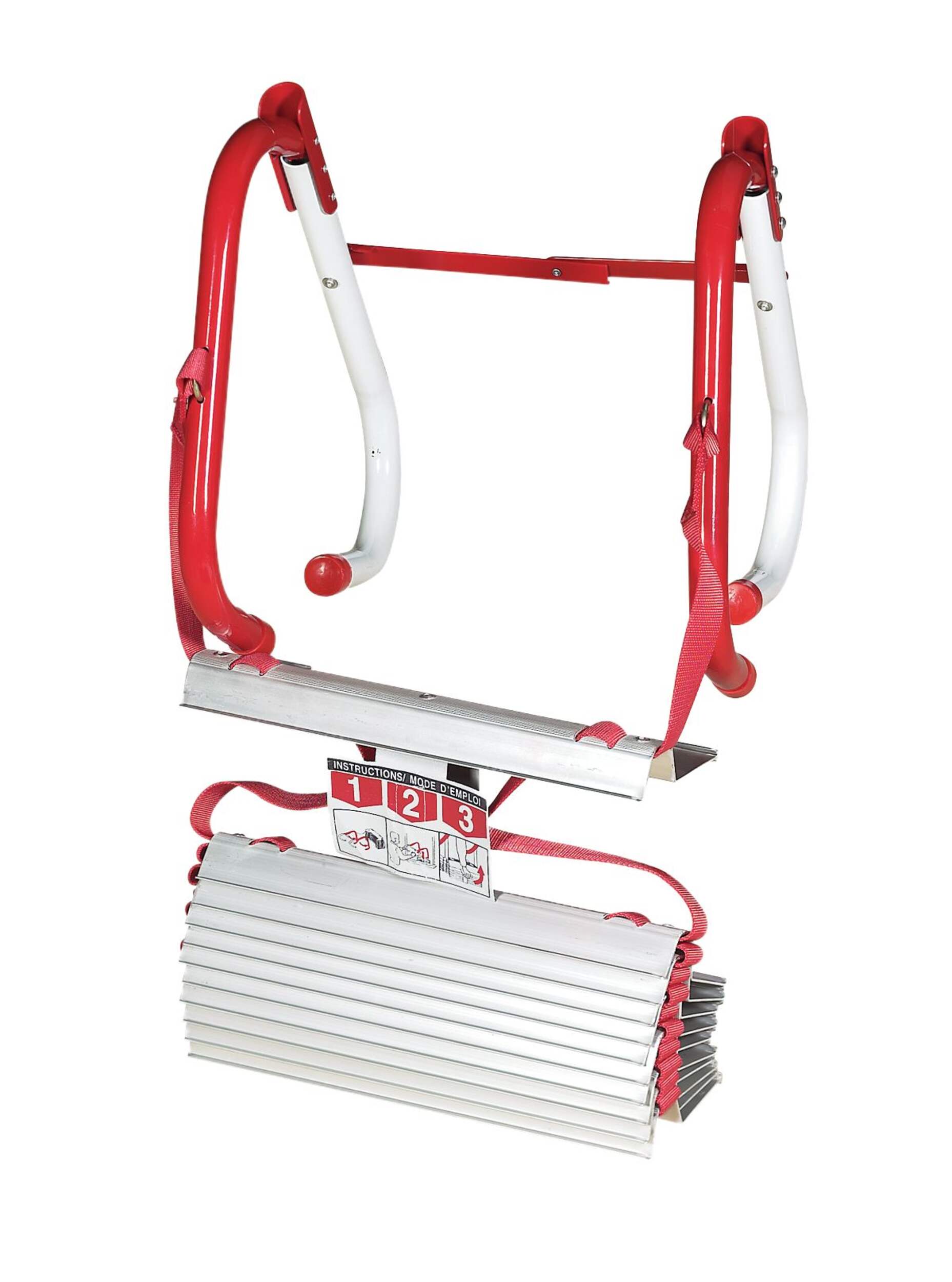 Kidde Escape 2-Storey Fire Escape Ladder, Anti-Slip Rungs, 13-ft Front_Three_Fourths_Angled_Left