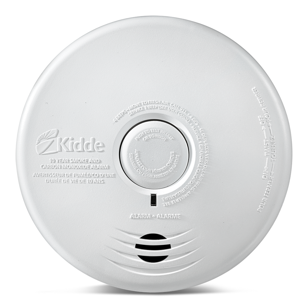 Kidde Worry-Free Smoke and Carbon Monoxide (CO) Detector With 10-Year ...