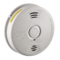 Détecteur de fumée et de monoxyde de carbone câblé parlant sans tracas 120 V Kidde avec pile scellée de 10 ans Front_Three_Fourths_Angled_Right