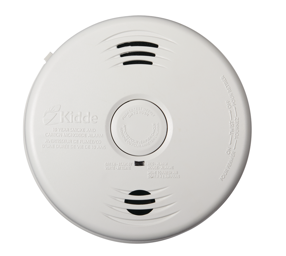 Kidde Worry-Free 120V Hardwired Talking Smoke And Carbon Monoxide (CO ...