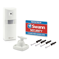 Swann Add-On PIR Alert Sensor Motion Detector, White Composite_or_Mixed