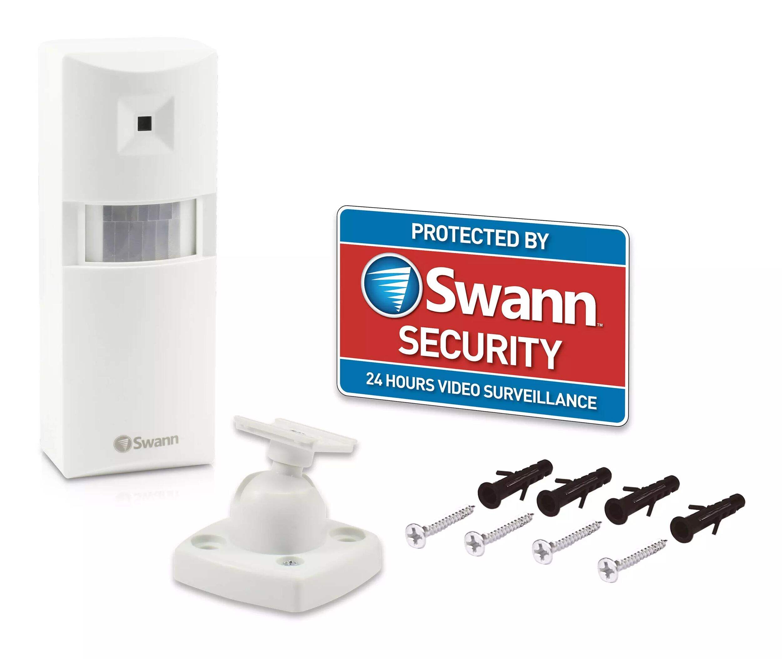 Swann Add-On PIR Alert Sensor Motion Detector, White Composite_or_Mixed