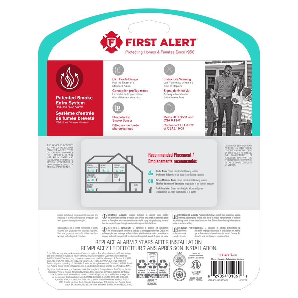 First Alert Slim Design Combo Alarm | Canadian Tire